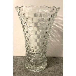 Vintage Fostoria American Cubist Style Vase  #8" #2028